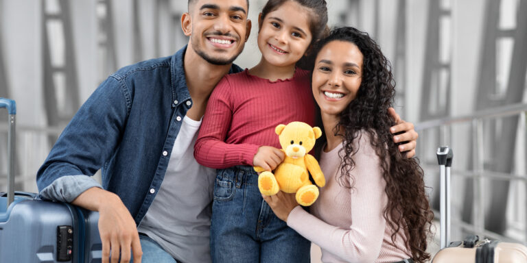 a family of 3 who just secured their k1 and k2 visas with help from rozas law firm